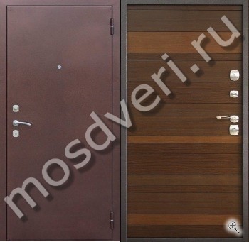 Дверь в квартиру металлическая с МДФ и шумоизоляцией - купить от производителя Мосдвери Дверь в квартиру металлическая с МДФ и шумоизоляцией